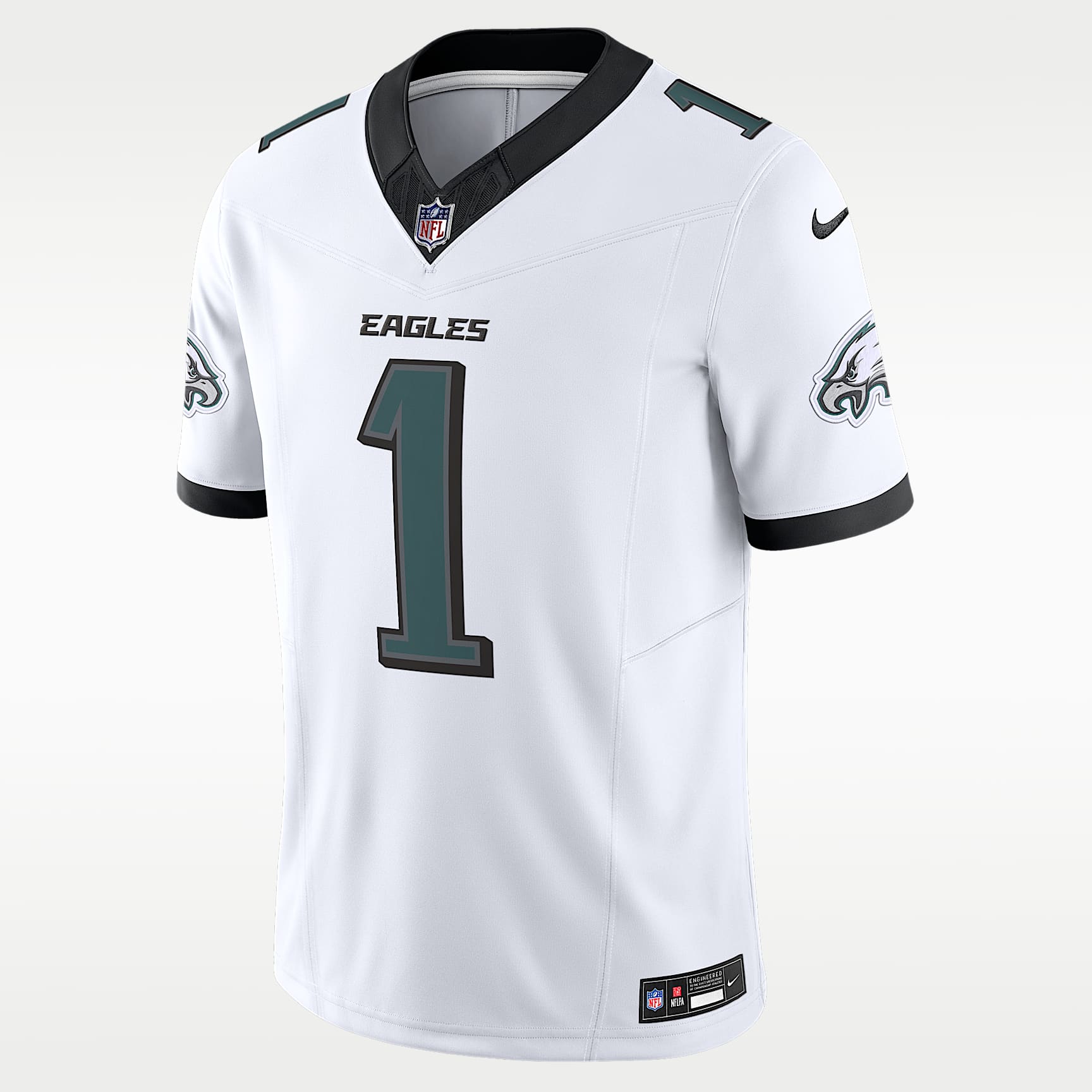 フィラデルフィア・イーグルスのジェイレンハーツジャージ（ホワイト）NIKEコラボ Jalen Hurts Philadelphia Eagles Men's Nike Dri-FIT NFL Limited